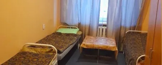 Кровать в общем номере в Хостел