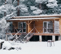 Номер стандарт дуплекс с 1 двуспальной кроватью в Таёжник