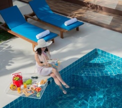 Вилла с 3 комнатами с видом на бассейн в Dhevan Dara Resort & Spa