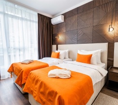 Двухместный номер "Комфорт" с раздельными кроватями в Ассара