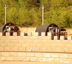 Коттедж стандарт с 1 двуспальной кроватью (Глэмпинг) в Набережная №1