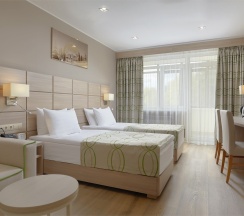 Однокомнатный двухместный номер с балконом Главный корпус в Тетьково