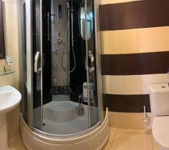 Двухместный номер с 1 кроватью или 2 отдельными кроватями, балконом и видом на море в Акс