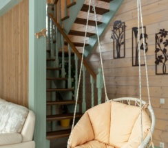 Коттедж《Шебби шик》с сауной и "Банным чаном" (расположен в Логиново) в Сканди хаус