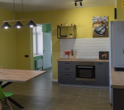 Апартаменты с балконом и с красивым видом из окна в Апартаменты Viipuri House люкс с сауной