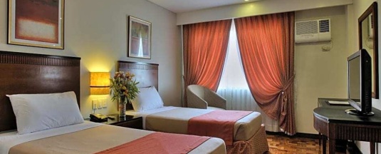Двухместный номер Deluxe 2 отдельные кровати в Fersal Hotel Neptune Makati