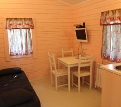 Коттедж стандарт с 1 двуспальной кроватью в Валдай ЭкоКлуб