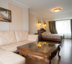 Двухместный люкс с видом на город двуспальная кровать в Incanto Hotel