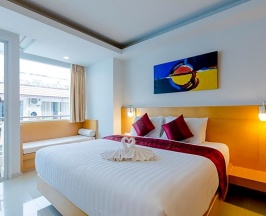 Двухместный номер Deluxe двуспальная кровать в Aspery Hotel
