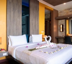 Двухместный номер Grande с джакузи Deluxe двуспальная кровать в Отель Panviman Resort Koh Phangan