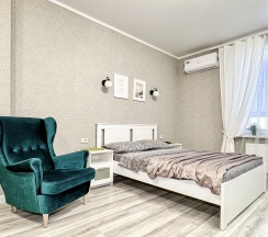 1-комнатные апартаменты студия 63 Апарт-отель "Кавказ" г. Анапа в Апартаменты Монако 24 – Пионерский проспект 274 Б