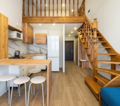 4-местные 1-комнатные апартаменты стандарт в Deluxe apartments