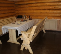 Дом с баней и мангальной зоной в Осетровский пруд