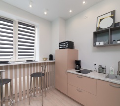 студия стандарт с видом на город  и ванной для 1-2 гостей (центр, ул. Сакко, 24, "Vivaldi"), 914 в Viva aparts