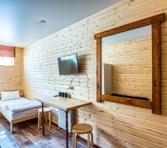 Стандарт с двумя кроватями(цоколь) в Кунак