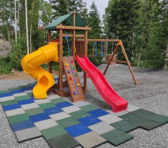 Коттедж с красивым видом из окна в Белка