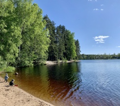 Коттедж с сауной в На медном озере