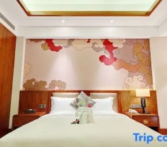 Двухместный номер Deluxe с видом на море двуспальная кровать в Jinghai Hotel & Resort