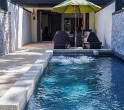Двухместный номер Terrace  Private Pool с видом на бассейн двуспальная кровать в Natai Beach Resort