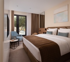 СТАНДАРТ с широкой кроватью с выходом на террасу в Palmira Garden Hotel & SPA