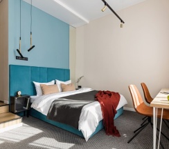 Четырехместная студия с видом во двор в Mix Hotels Nevsky 47