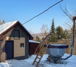 Гостевой дом с баней и чаном в Тайга