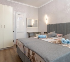 Двухместный номер Standard с балконом и с красивым видом из окна 2 отдельные кровати в Гостевой дом