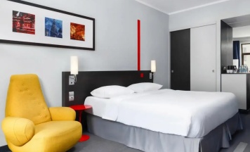 Двухместный номер Стандартный с видом на реку (двуспальная кровать) в Park Inn Radisson Роза Хутор