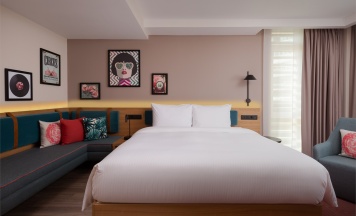 Стандартный номер с кроватью King size в Hampton by Hilton Moscow Rogozhsky Val