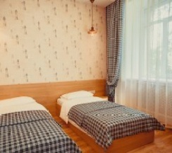 Двухместный номер с двумя раздельными кроватями в Палуба