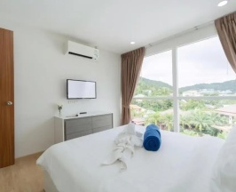 Апартаменты c 1 комнатой с балконом в Ozone Condotel