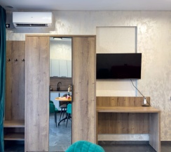 Люкс Апарт с террасой Коттедж c 1 комнатой в Eco Life