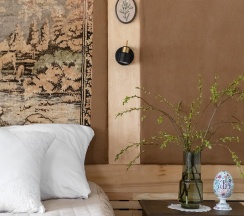 Коттедж стандарт с 2 односпальными и 1 двуспальной кроватью в Olafa Home