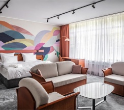 Номер Suite Executive SPA, c террасой - с 2 двуспальными кроватями в Arthurs SPA Hotel by Mercure