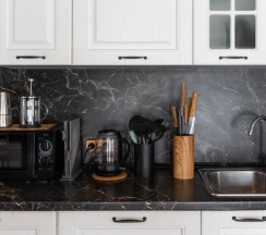 Шале с камином в Шале Мануки эн