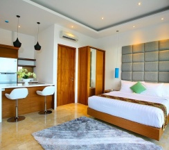 Двухместная студия двуспальная кровать в Canggu Rooftop Villas