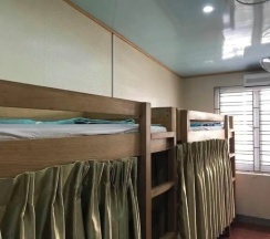 Кровать в общем номере в Haiphong Backpacker Hostel