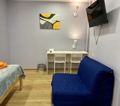 Семейный номер (ванная комната рядом с номером) в Riverside