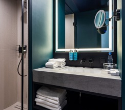 Двухместные апартаменты c 1 комнатой двуспальная кровать в Novotel Living Almaty Jetisu