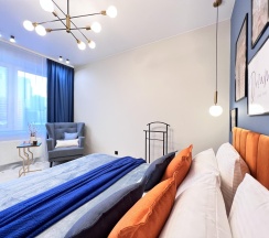 1-комнатные апартаменты студия LUXURY APARTMENTS ВОЗЛЕ ТРЦ АУРА в Сутки как дома на улице Шевченко