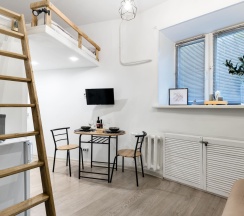 1-комнатные апартаменты студия 14-4 в Good Room Guru (Гуд Рум Гуру) на улице Земляной вал