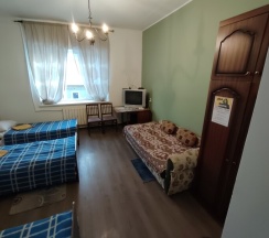 "Лесная сказка", комфорт, четырехместная, односп. кровати, ТВ, WiFi, декор, общие удобства, 18 кв/м, 1 этаж в Саблино