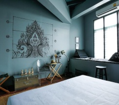 Одноместный семейный номер Deluxe в Bangkok Bed and Bike - Hostel