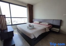 Номер Comfort с 2 комнатами с видом на город двуспальная кровать в The Base Condo Pattaya