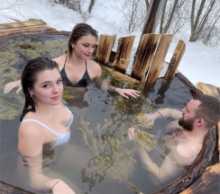 Дом КЕЛО с баней (без домашних животных) в Лепота