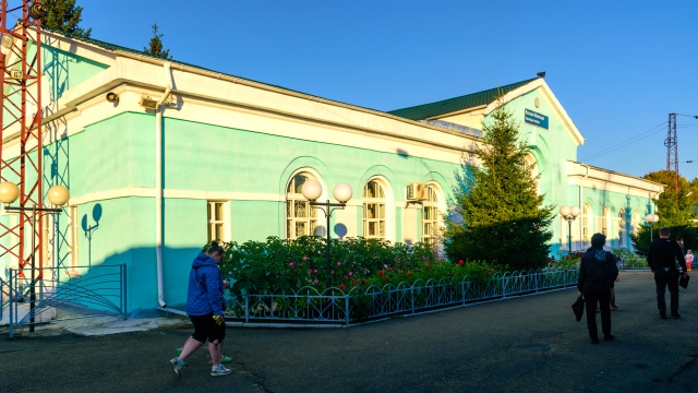 Zheleznodorozhny vokzal Kamyshlov, train station, Russia, Kamyshlov, ulitsa Kras