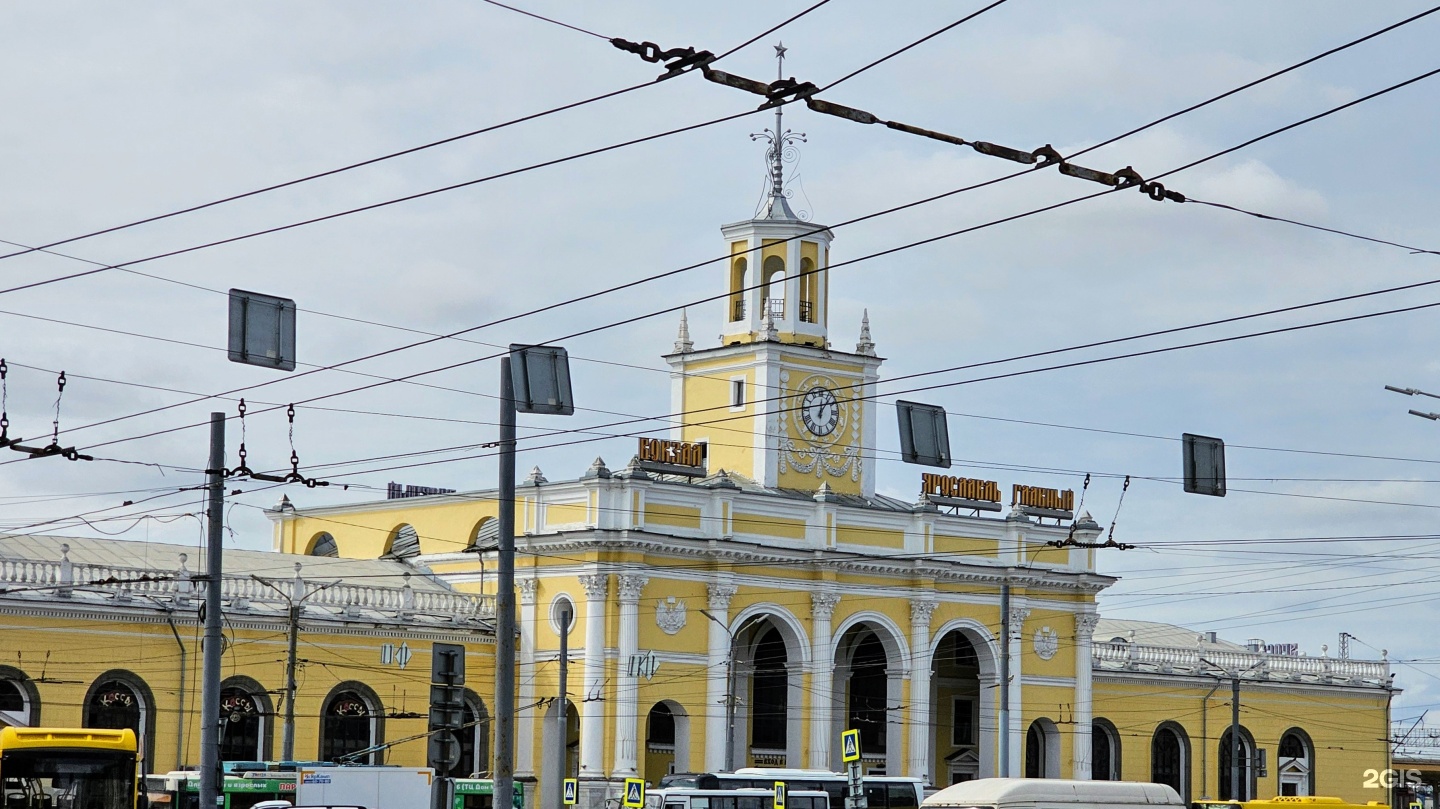 Ярославль-Московский, железнодорожный вокзал, площадь Подвойского, 1,  Ярославль — 2ГИС