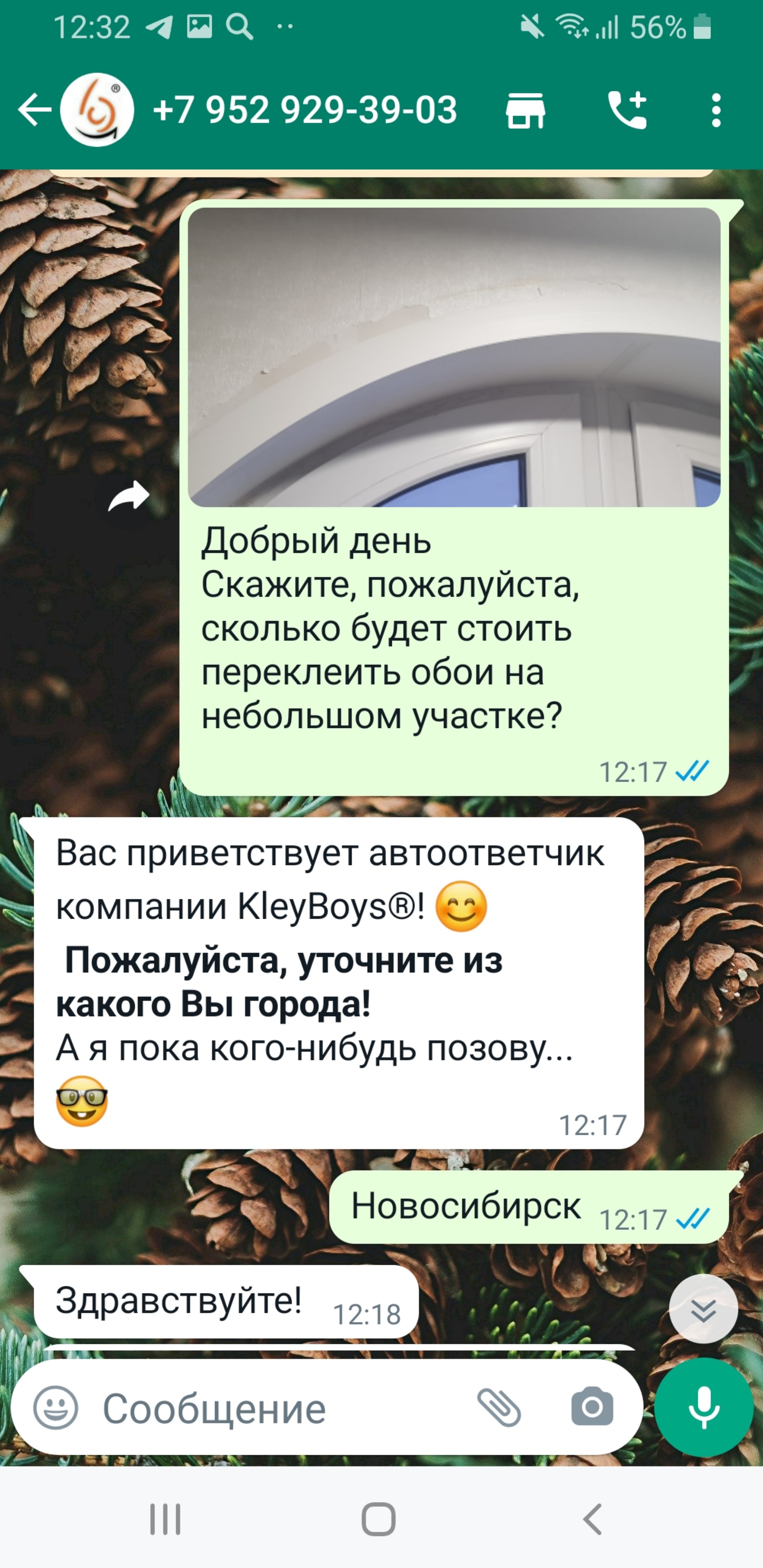 Служба поклейки обоев kleyboys