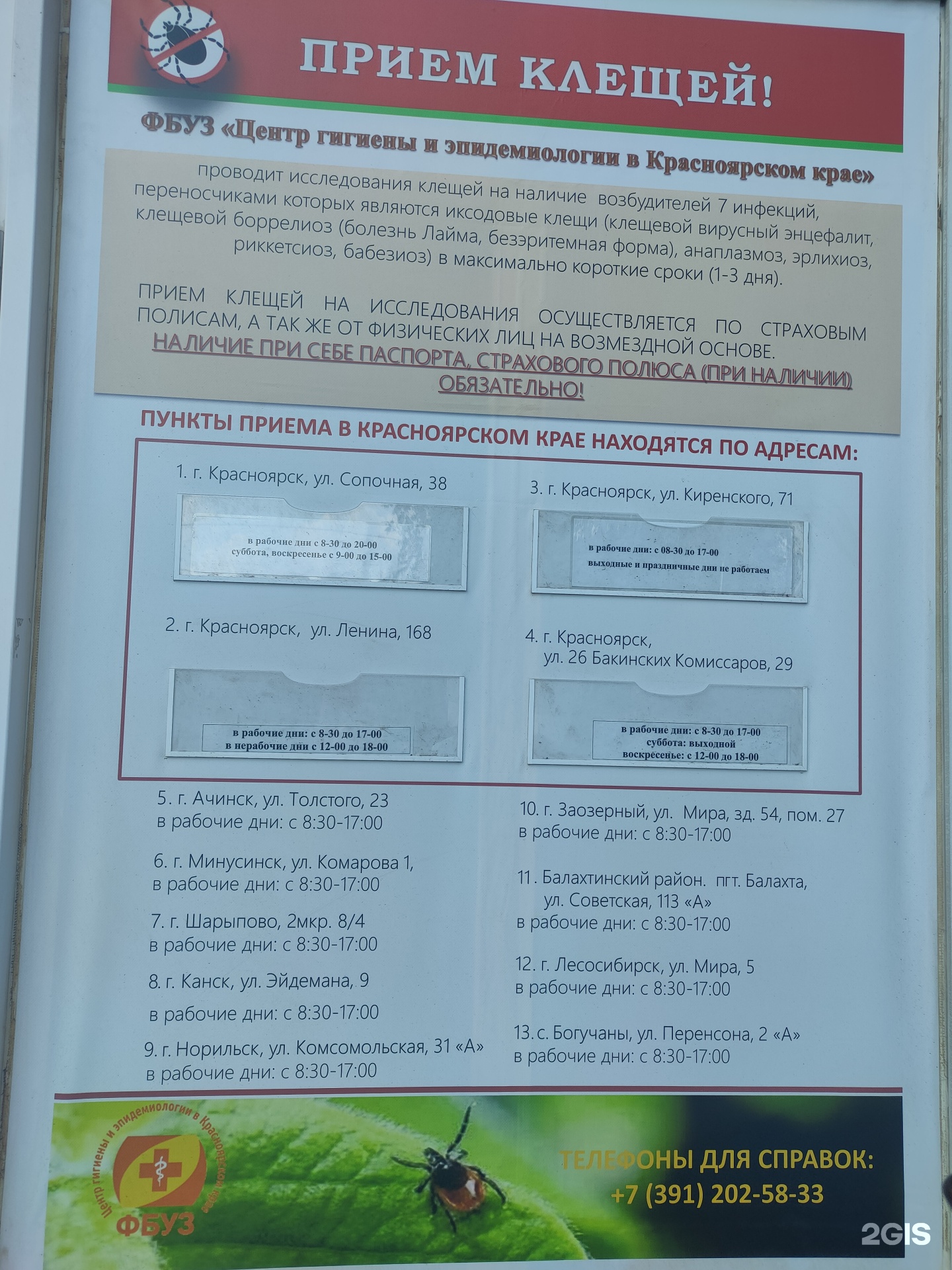 Центр гигиены и эпидемиологии в Красноярском крае, Сопочная улица, 38,  Красноярск — 2ГИС