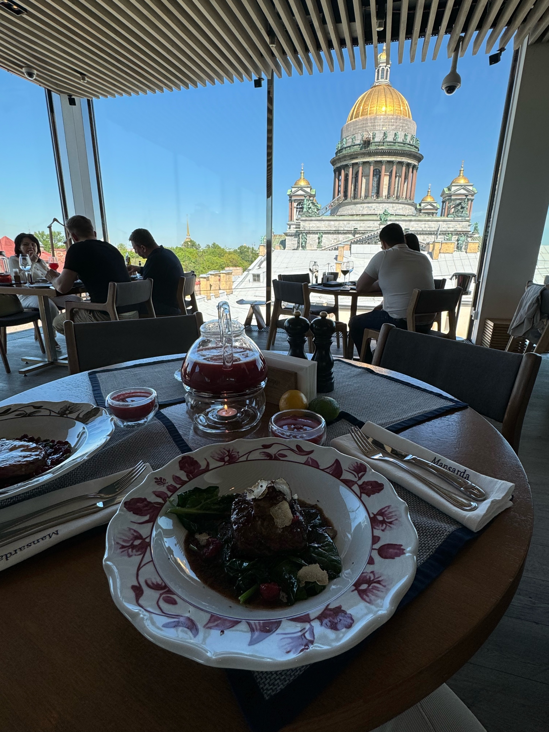 Мансарда, видовой ресторан над городом, БЦ Quattro Corti, Почтамтская, 3,  Санкт-Петербург — 2ГИС